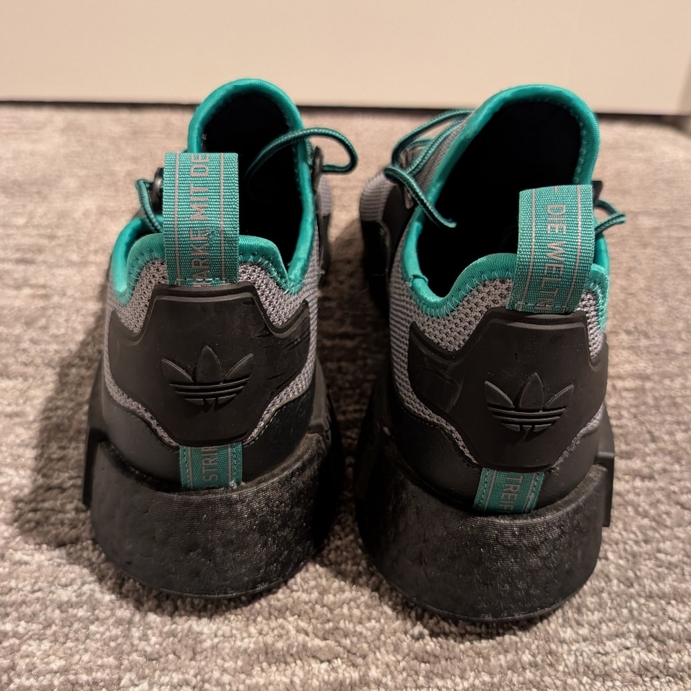 Adidas NMD_R1 TR Gray Teal Trail Running Shoes - Picture 3 of 9